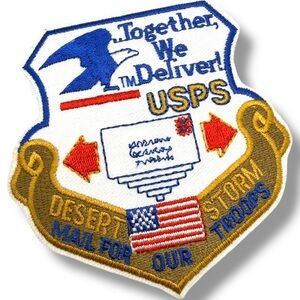 Vintage USPS Post Office Desert Storm Mail For US military Troops
